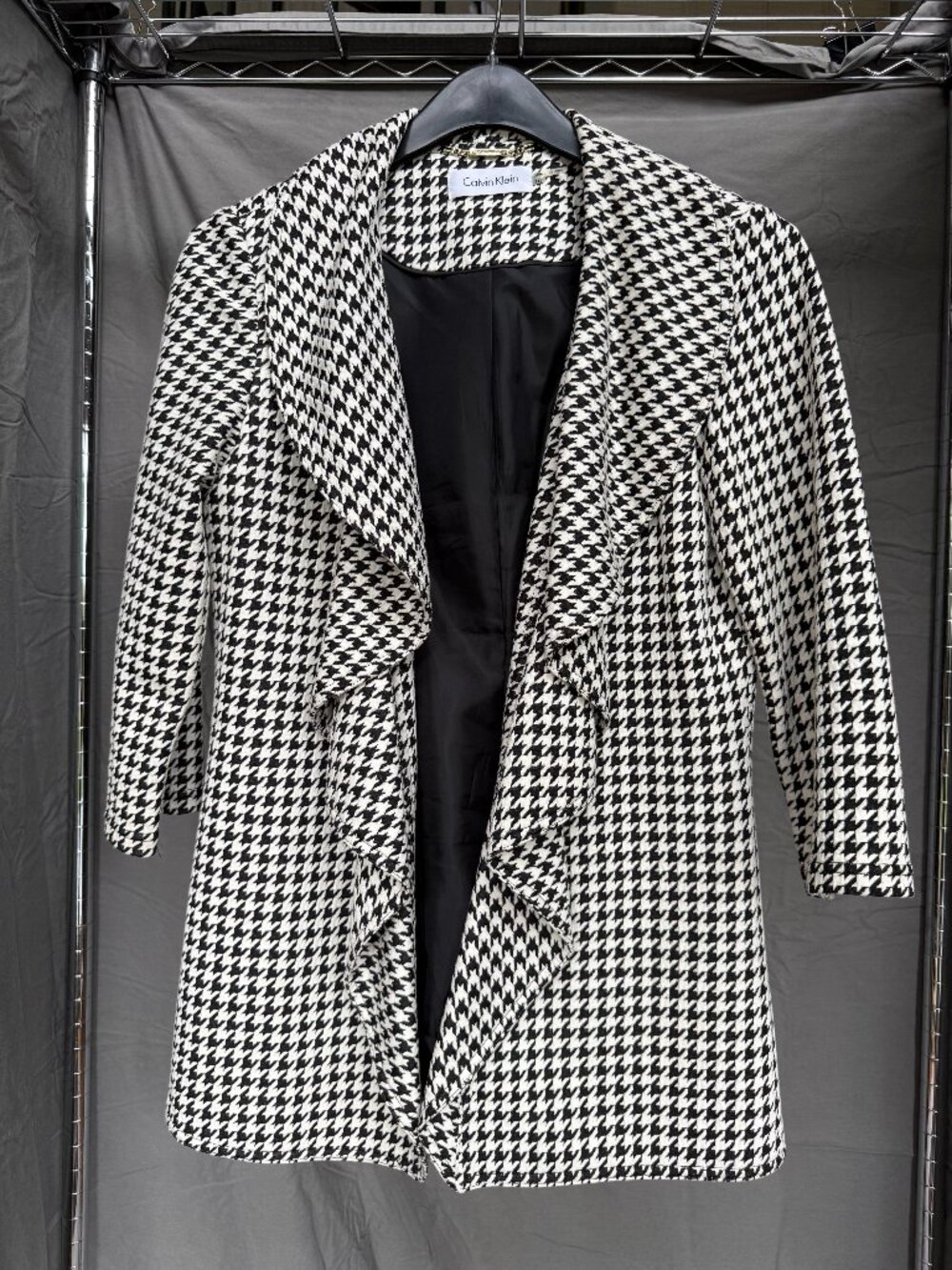 Calvin Klein houndstooth jacket